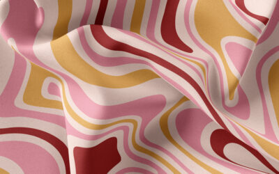 Retro Abstract Swirl Pattern